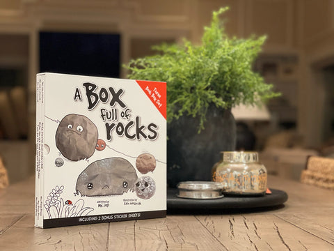 A Box Full of Rocks: 3 Book Box Set + 2 Sheets of Stickers!
