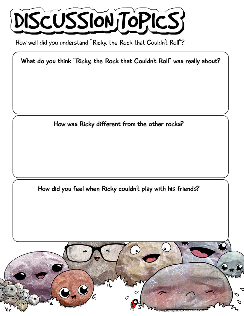 Ricky, the Rock that Couldn't Roll Lesson Plan